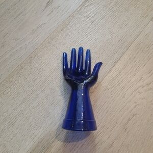 Glass Colbolt Blue Hand Display